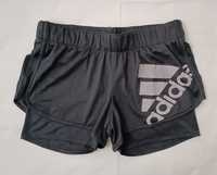 Adidas 2in1 Shorts оригинални гащета с клин 2в1 M Адидас шорти