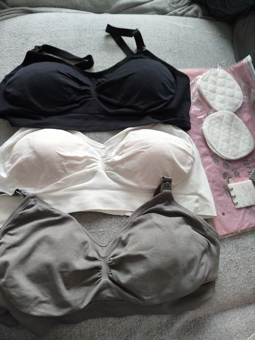 Set 3 sutiene de alăptat XXL , maternitate