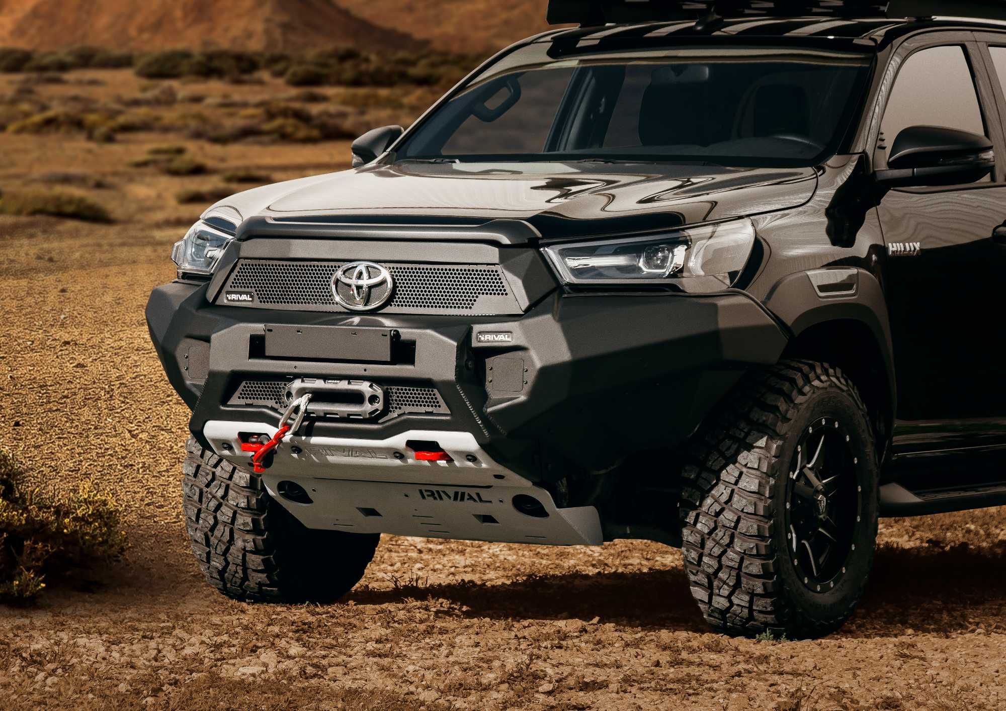 Силовой передний бампер RIVAL для TOYOTA HILUX (2021-)