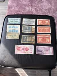 Bancnote vechii (coroana austro-ungara, pesos,mexic,Schilling,Marca…