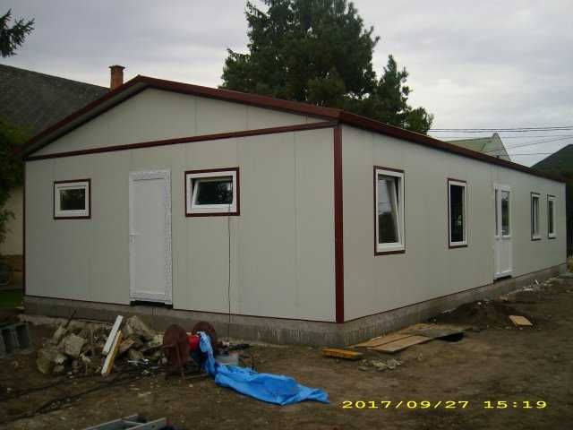 Casa modulara, garaje auto, containere din panou sandwich termoizolant