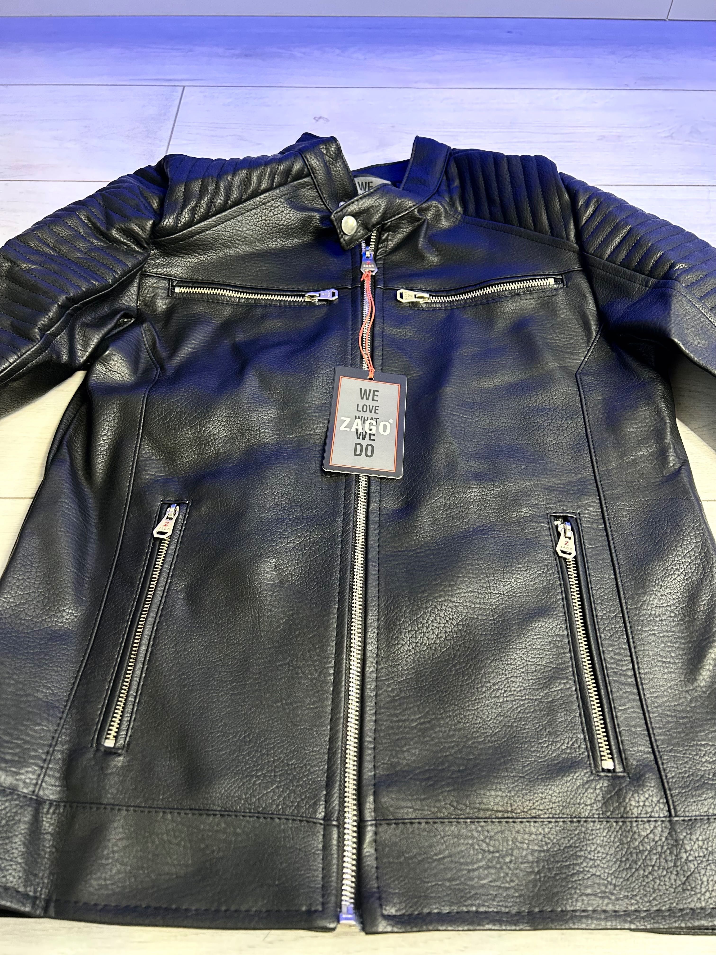 Jachete piele căptușită interior catifea model 2024