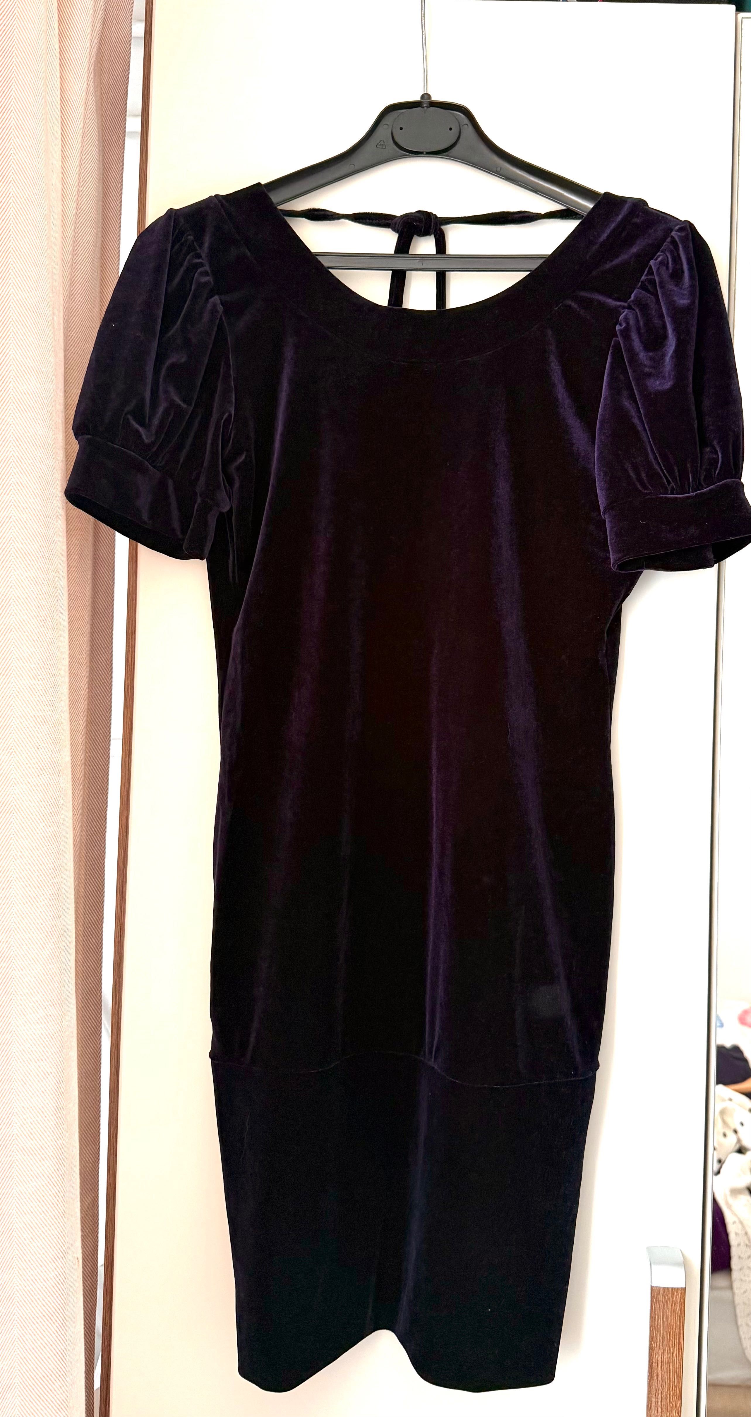 Rochie catifea mov