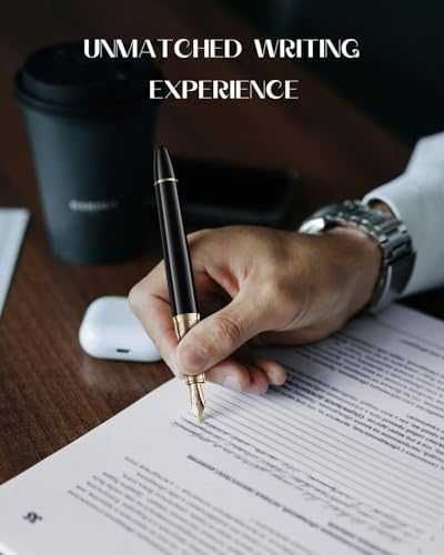 Нова ZiYoMuo Луксозен писалка с 24K златен връх + подаръчна кутия