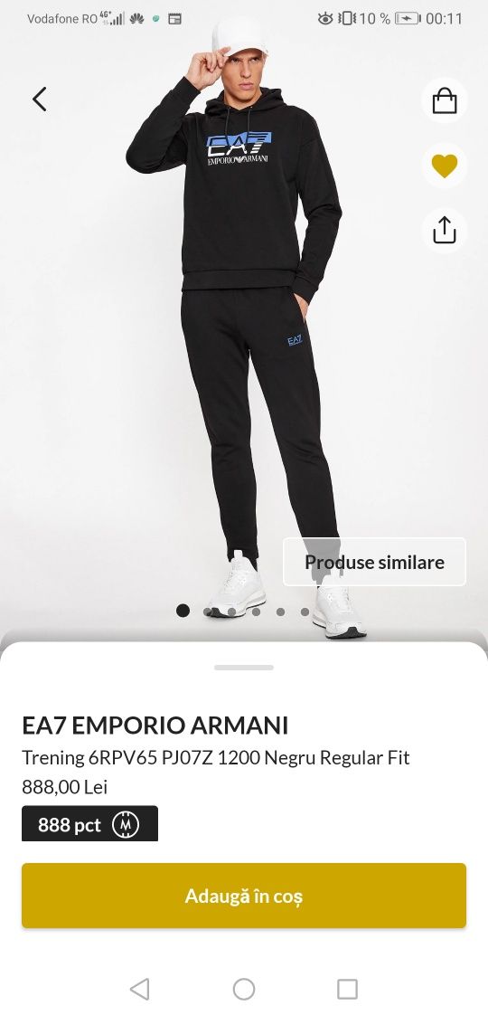 Trening barbati Emporio Armani EA7, nou, măsura L.