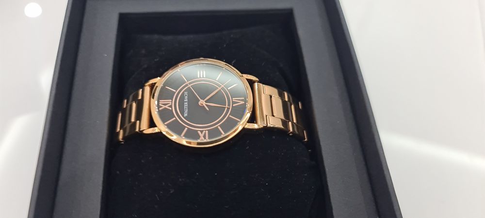 Walter Bach WBT 4418 (Часовник с верижка от инокс, Rose Gold)