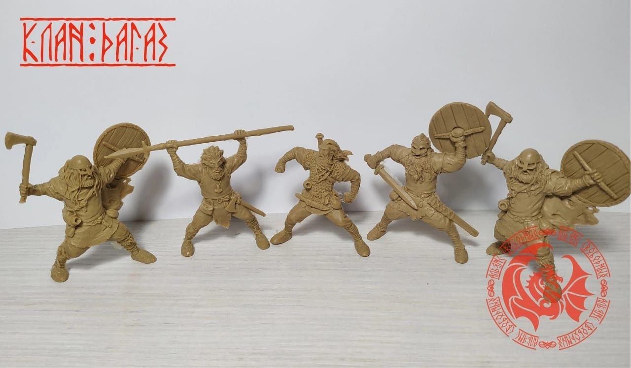 Авторские фигурки клан "Дагаз" сувениры игрушки статуэтки
