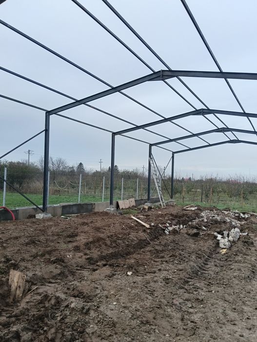 Structură metalică pentru hale, șoproane metalice noi în stoc, disponi