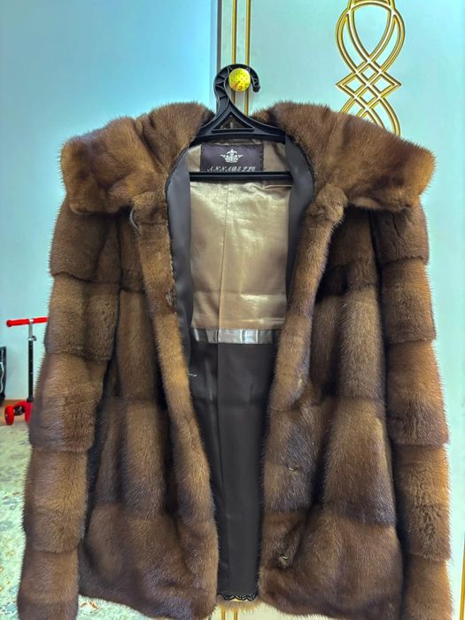 Норковая шуба (трансформер) 42-44р. 59000!