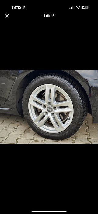 Jante originale AUDI + anvelope Iarnă!