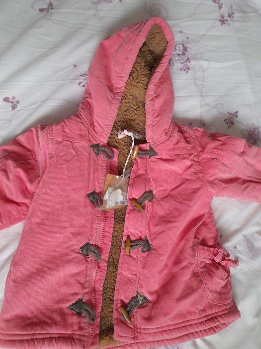 geaca iarna fata roz Fox 2 ani 18 24 luni noua eticheta