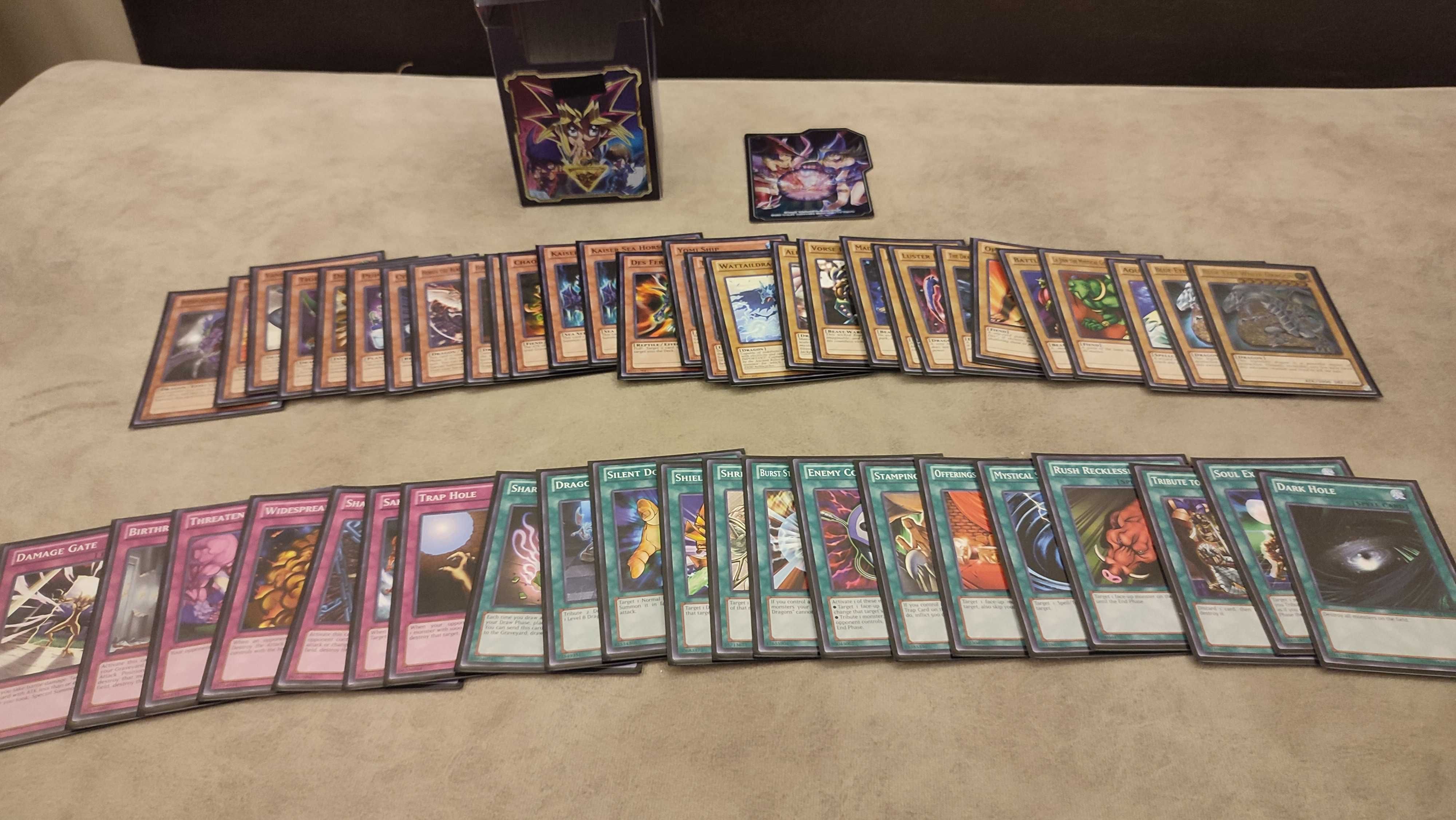 Kaiba reloaded deck +sleeves and deck box Yu-Gi-Oh