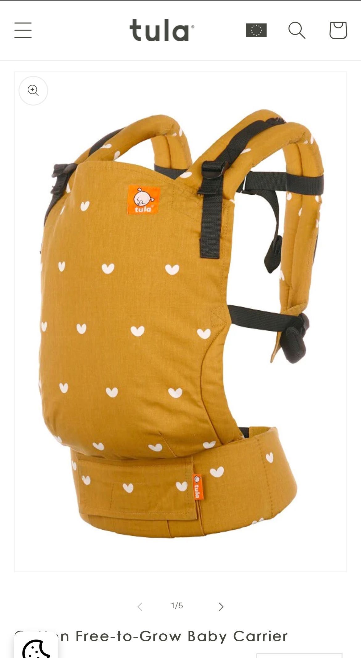 Sistem de purtat Tula Free-to-Grow port  bebe/ baby carrier