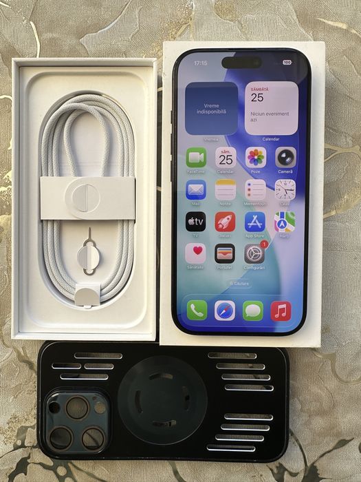 iPhone 16 Pro Black 256Gb, full box