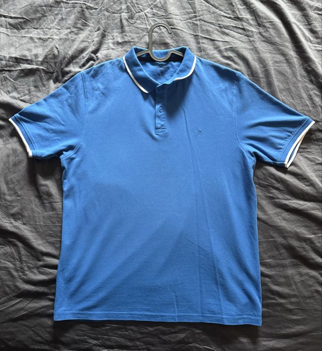 Поло тениска James Pringle, размер M – класически син цвят