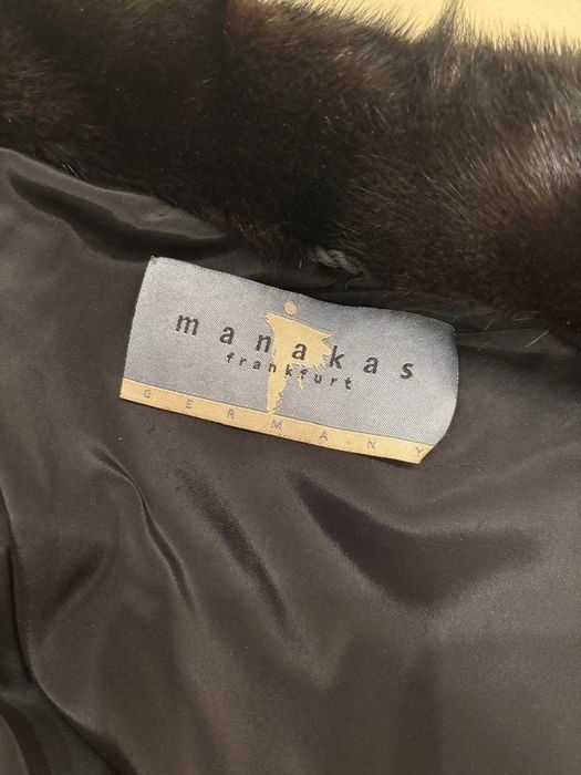 Шуба длинная норка, цельная