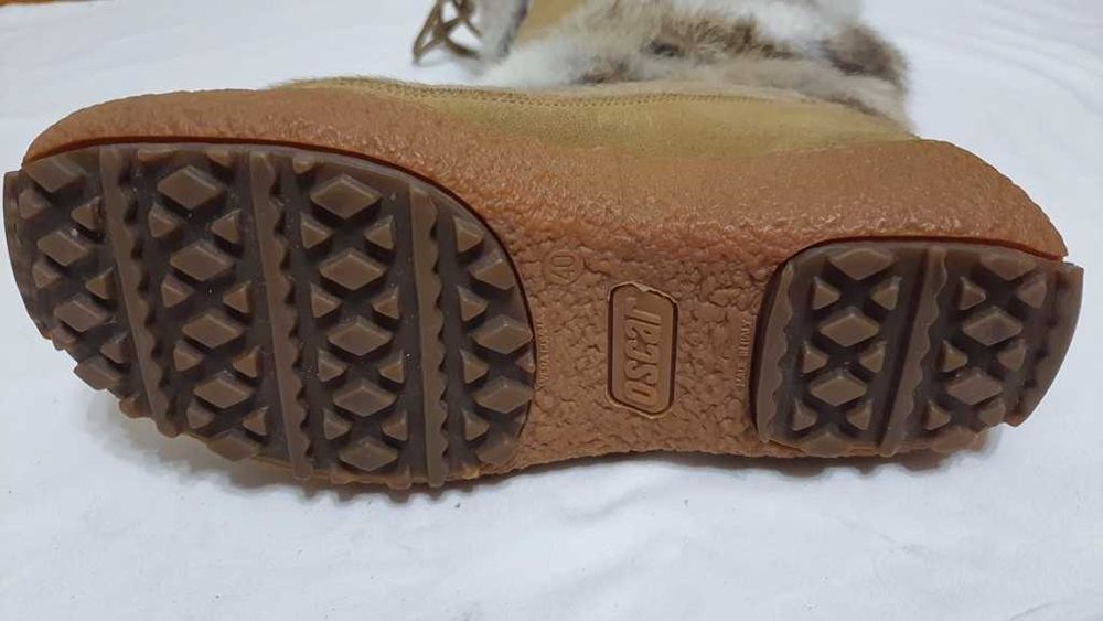 Cizme piele si blana naturala iepure de la OSCAR Sport marimea 38-38,5
