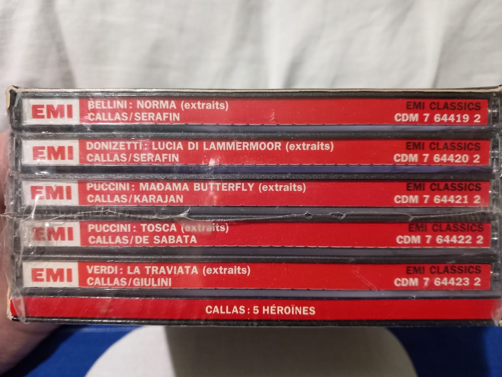 Vand box set muzică de operă ''5 Heroines'' - Maria Callas - 2005 EMI