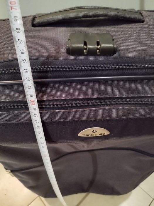 Samsonite куфар голям син