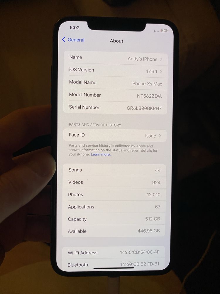 iPhone XS max 512 GB пълен комплект