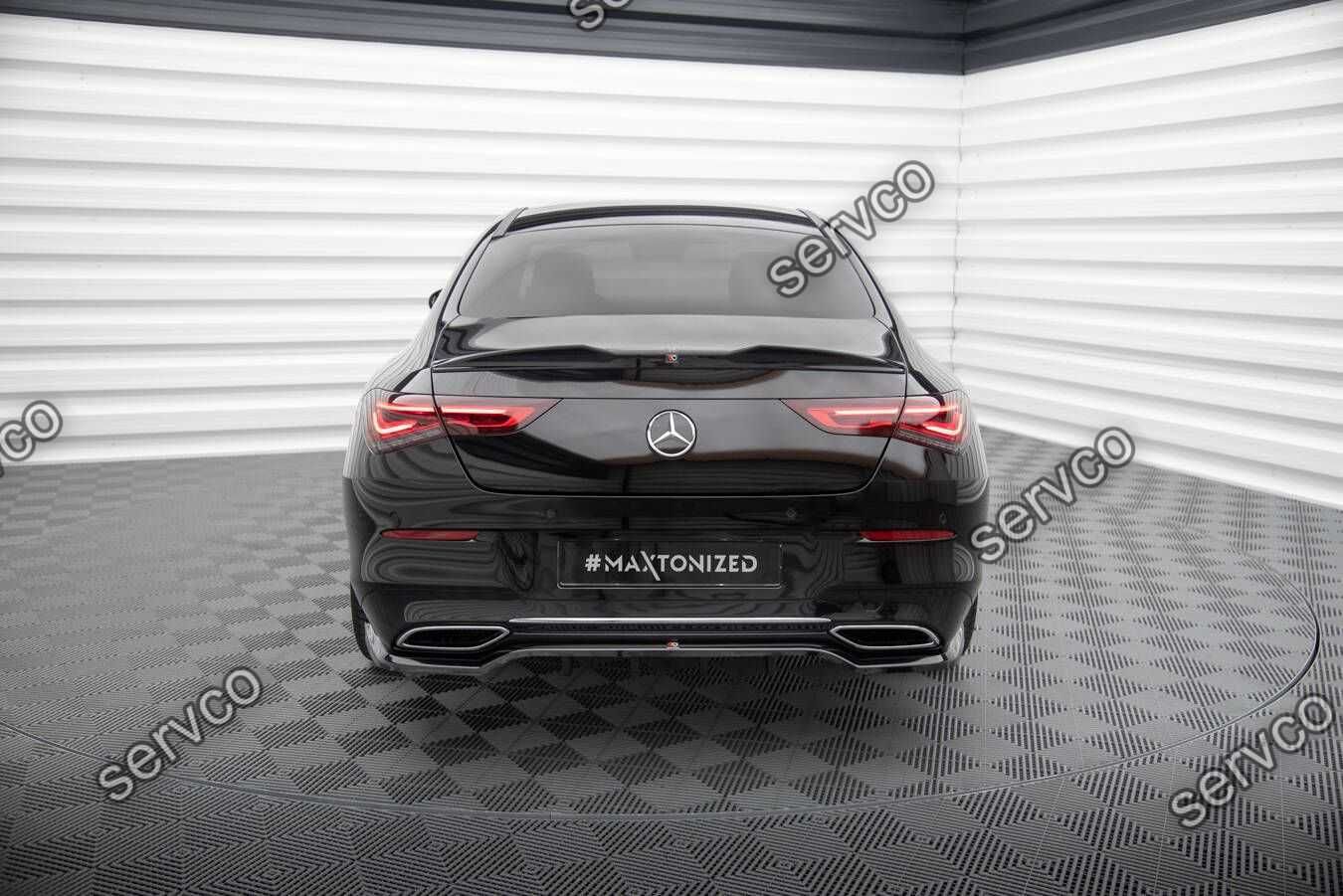 Eleron spoiler cap Mercedes CLA C118 Coupe 2019- v3 - Maxton Design