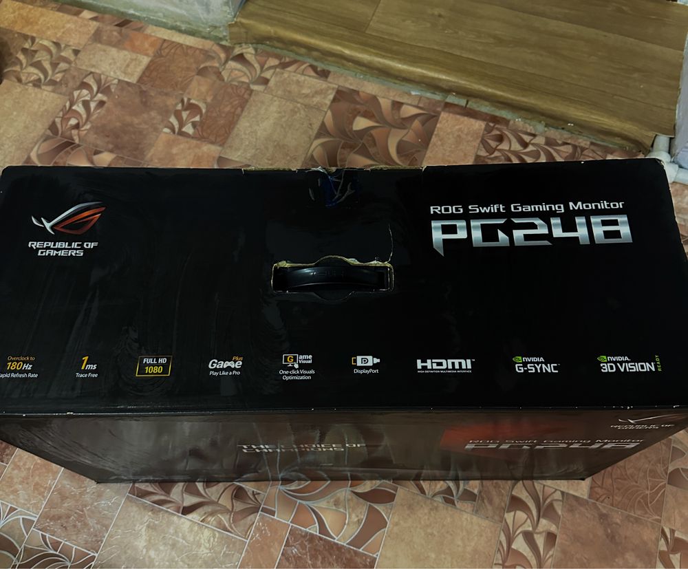 Монитор ASUS TFT 24 дюйма PG248Q 180Hz