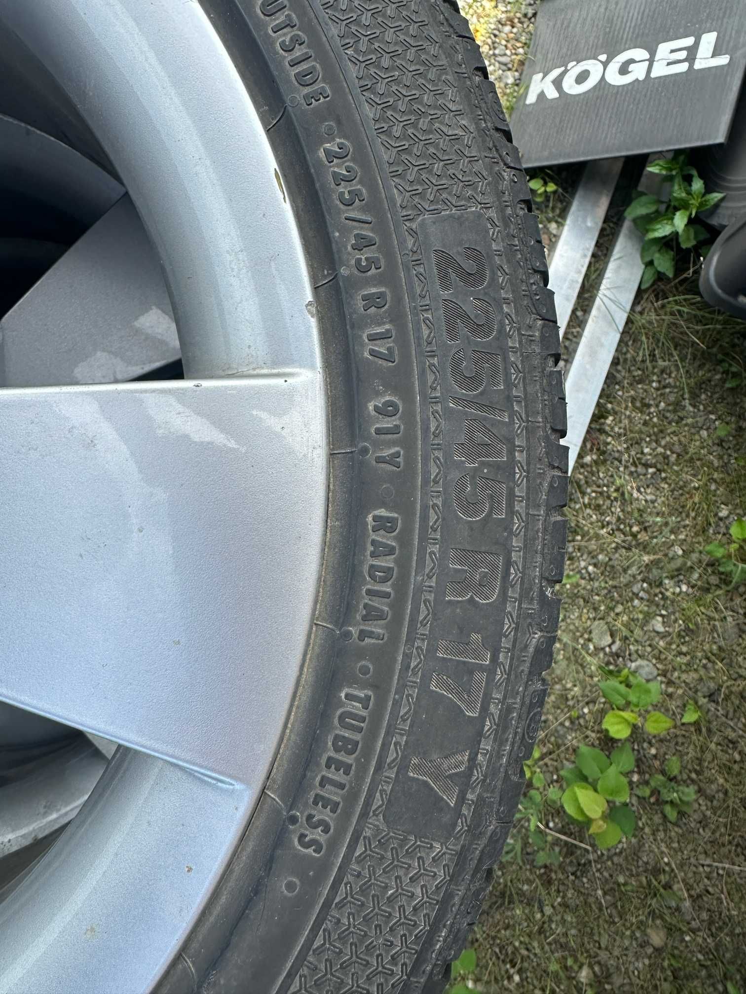 Jenti Aliaj Skoda , anvelope 225/45 R17 Barum