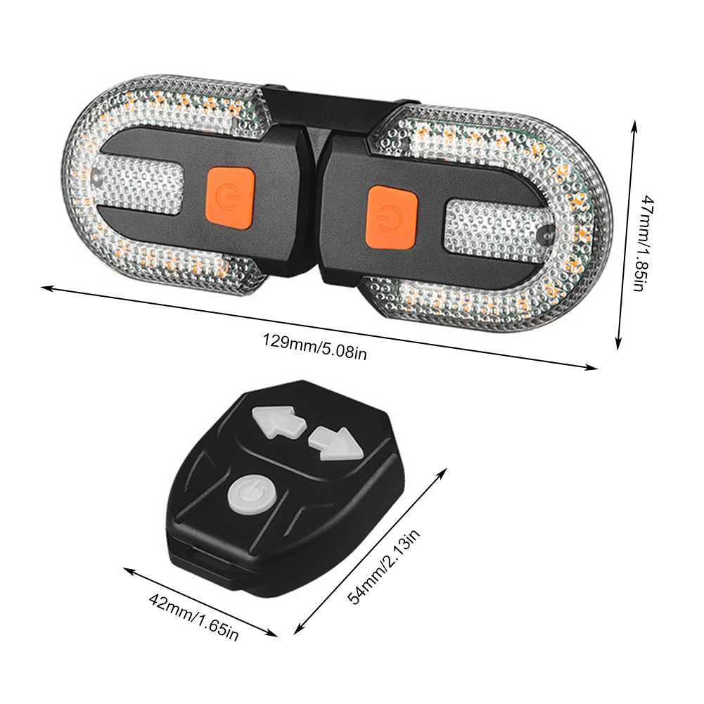 Lampa trotineta de avertizare semnalizare scuter bicicleta premium