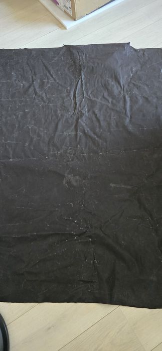 Vand o bucata piele ecologică 135x165 cm, culoare maro închis wenge