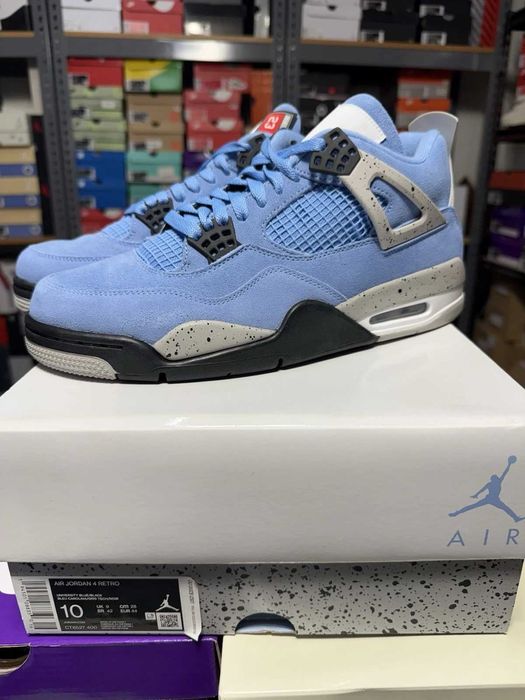 % 5LEI LIVRARE % Nike Air Jordan 4 University Blue Editie Limitata