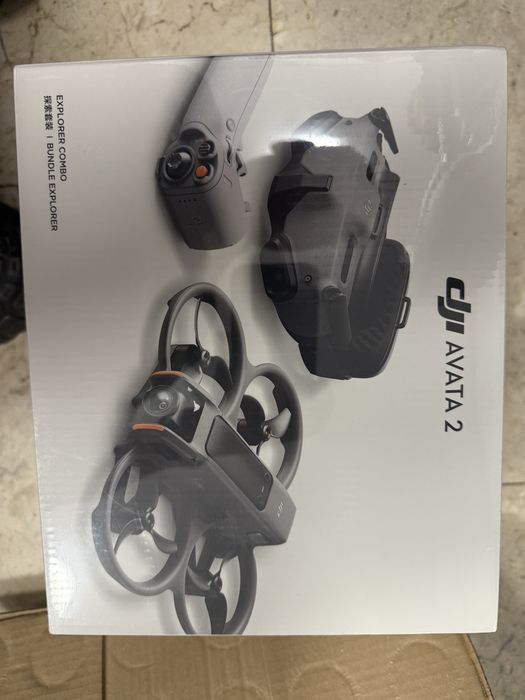 Drona dji avata 2 explorer combo 3 baterii + husa sigilata noua