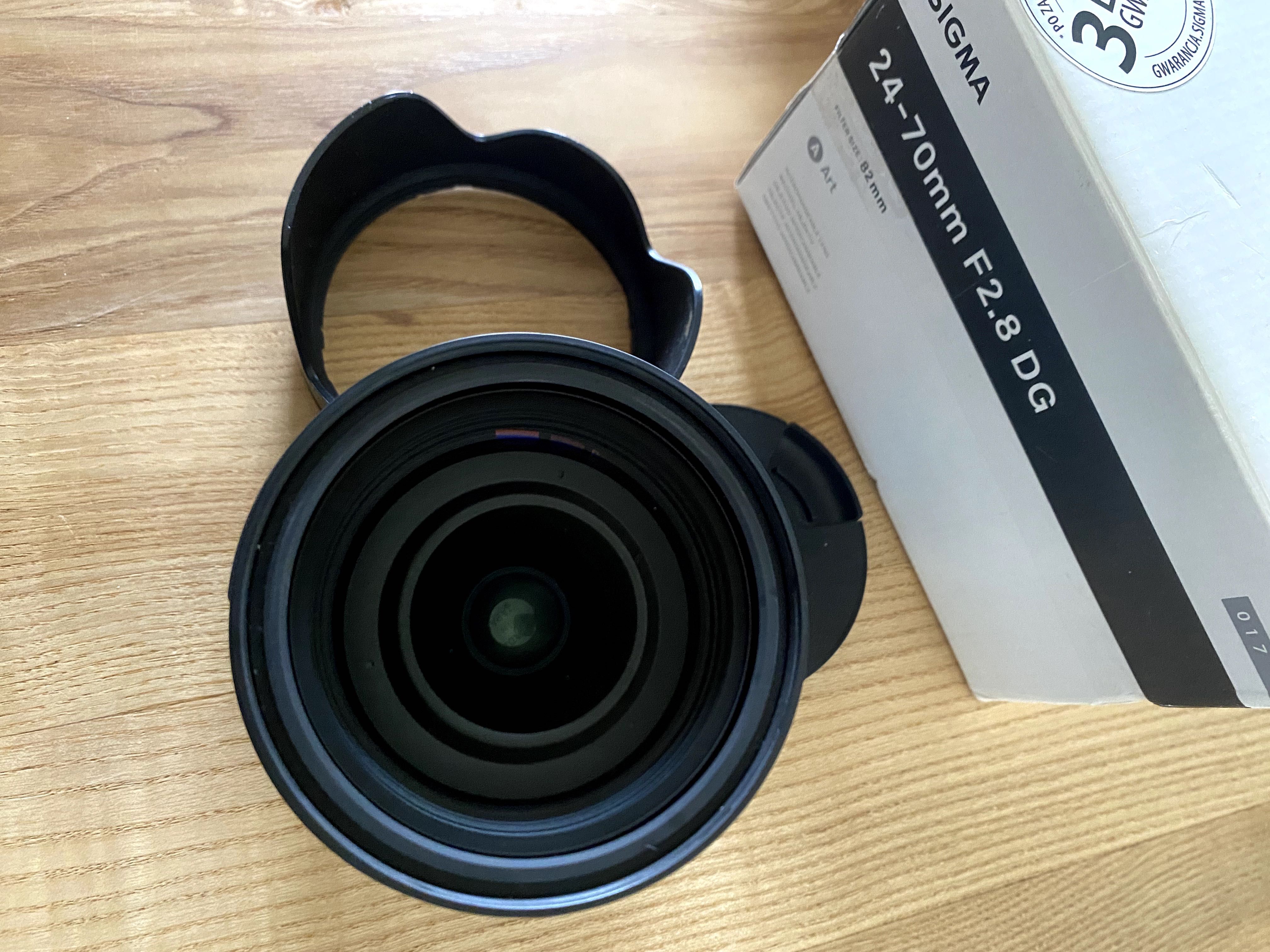 Sigma 24-70mm ART 2.8 canon ef cu garatie 12 luni