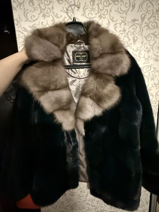 Норковая шуба почти новая