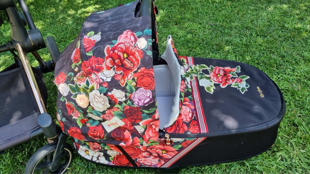 Cybex Priam 4, Rose gold , Platinum Spring blossom