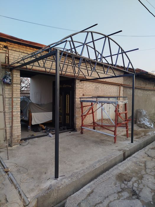 Навес из лексана козырек