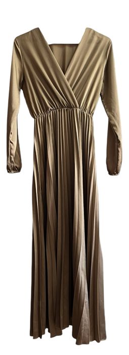 Rochie lungă din satin, FARA DEFECTE - mărimea M