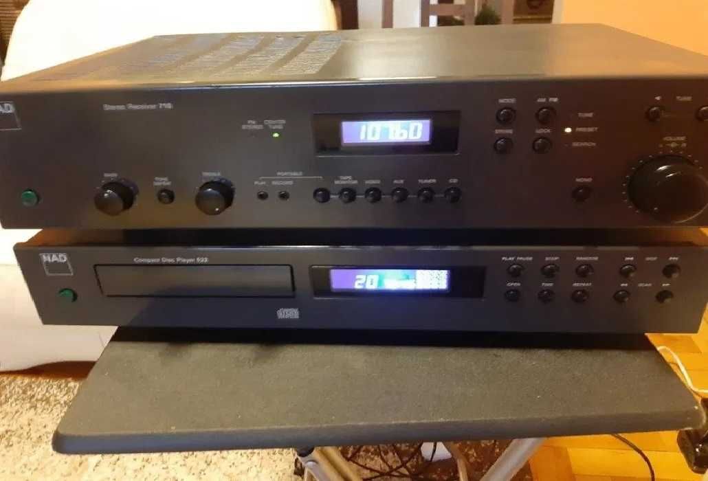 Nad 710 stereo receiver + Nad 522 compact disc player