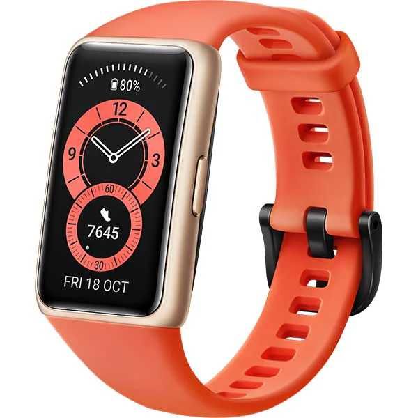 Bratara fitness HUAWEI Band 6 Negru, Roz, Portocaliu - Noua Sigilata
