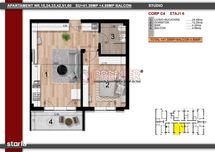 Studio 2 camere - Biruintei - Metrou Berceni