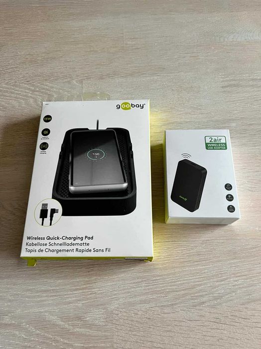 Безжично бързо зарядно за кола, Goobay 15W