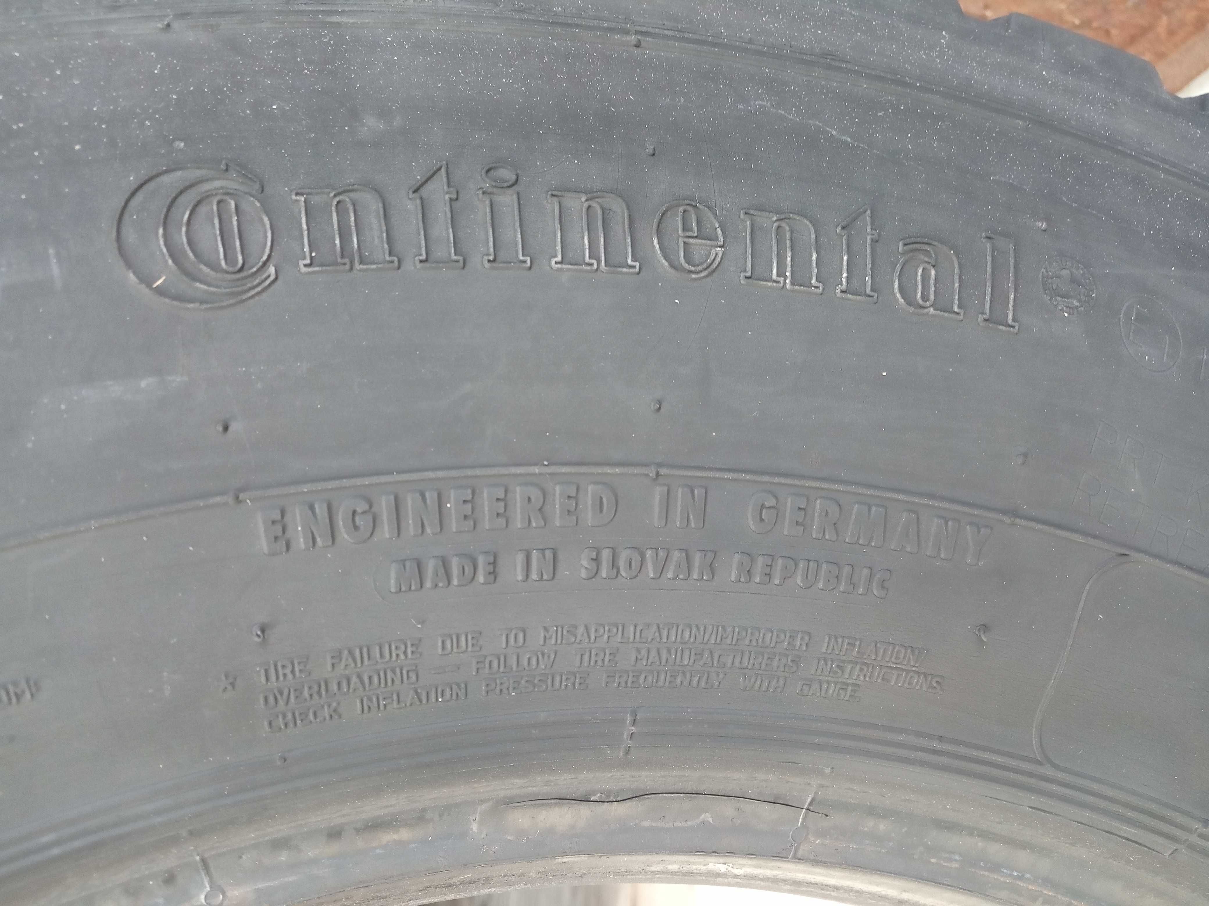 1 тежкотоварна гума 265/70R19.5 Continental-Рег Michelin 140/138M M+S
