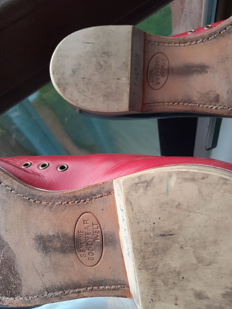 Pantofi sport piele naturala bowling