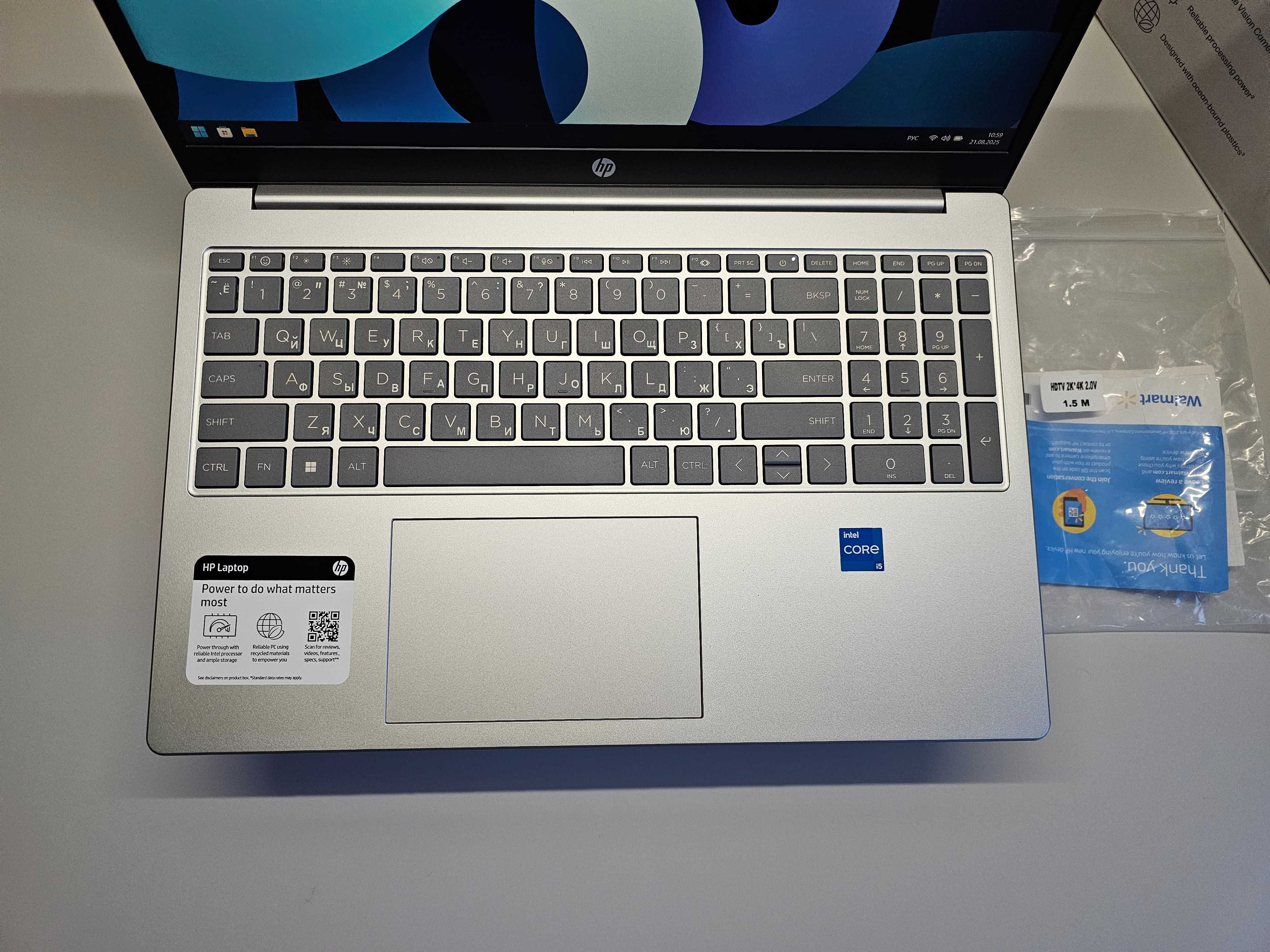 ПРОДАМ HP Laptop15 Мощный ноутбук Core™i5-1235U/8GB/256SSD/15.6"iPSFHD