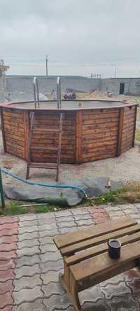 Продам бассейн каркас деревяный