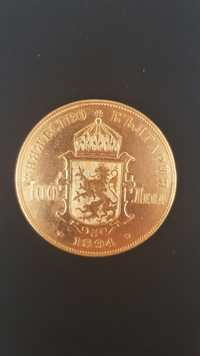100 лева 1894 златна монета