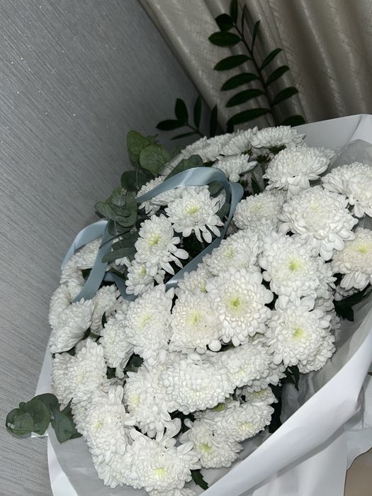 Свежие цветы.