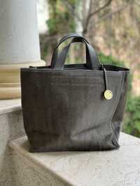 Geanta Furla originala, calfhair pattern, olive