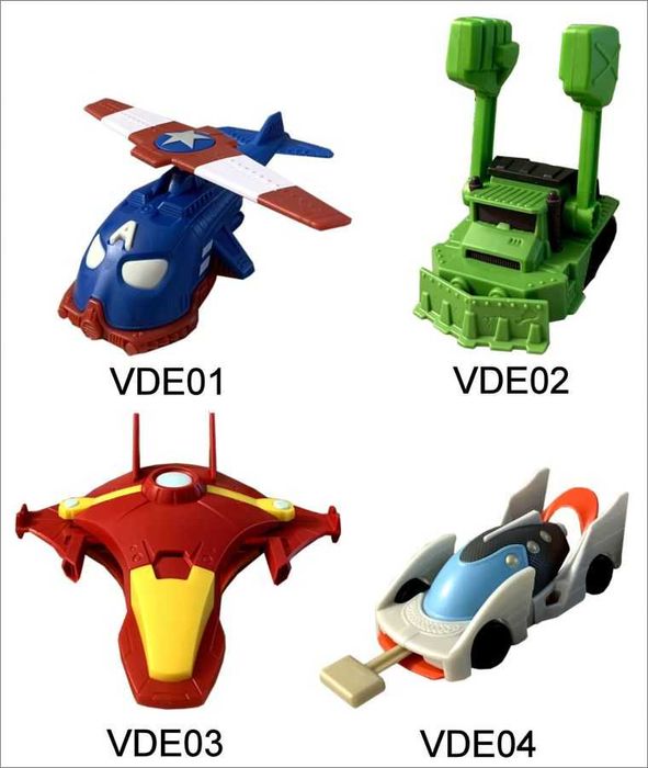 Киндер Макси фигурки преводни средства на Отмъстителите от 2023