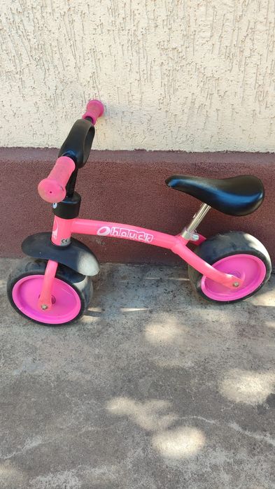 Bicicleta t copii fete roz fara pedale