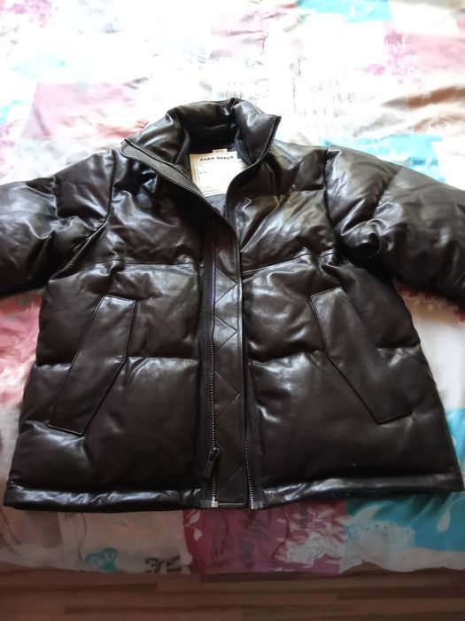 Зимно дебело яке черно Zara